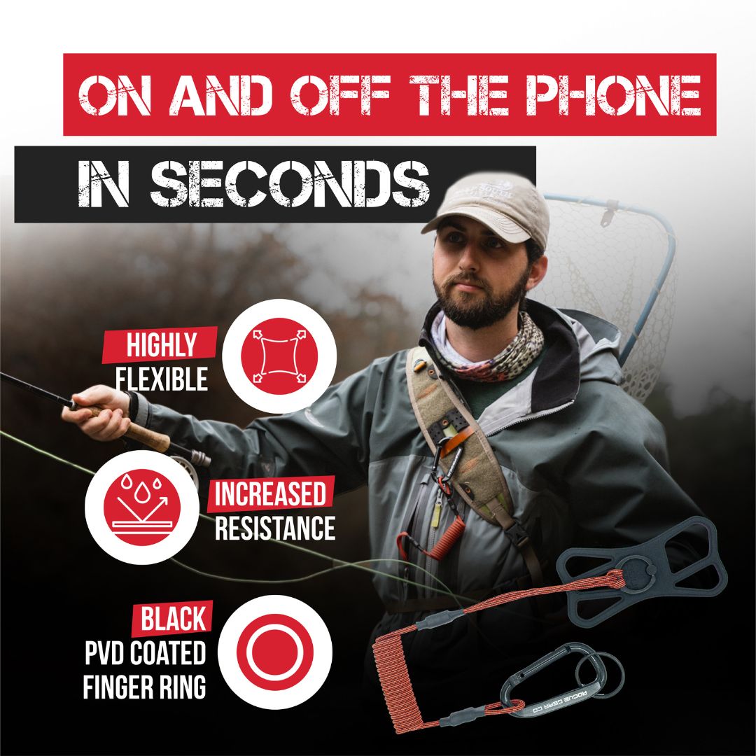 Fly Rod Tether THE PROTECTOR™ Phone Tether XD – Rogue Fishing Co.